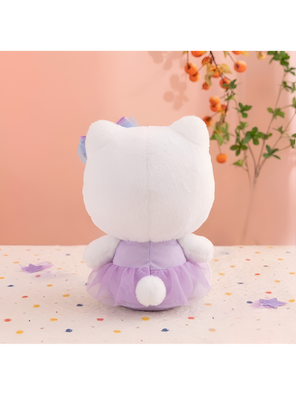 Hello Kitty Cute Plush Doll – Soft Lavender Dress Edition, 10-Inch Kids ST16779