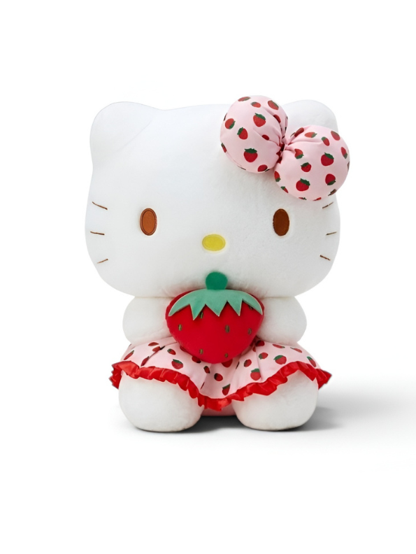 Hello Kitty Strawberry Plush Toy – 10 Inch Pink Soft Toy ST16649.