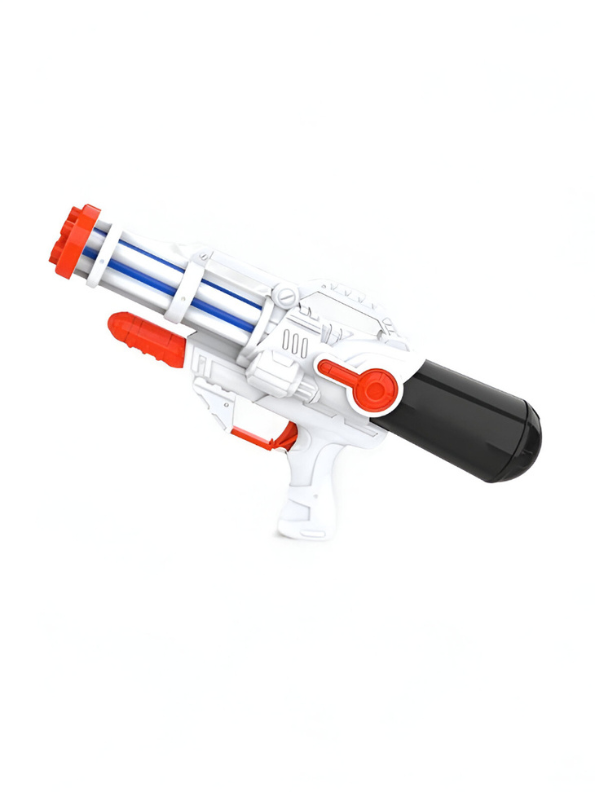 High-Pressure Holi Pichkari Water Gun | 260ml Modern Multi-Shot Powerful Water Blaster Black LMI11395.