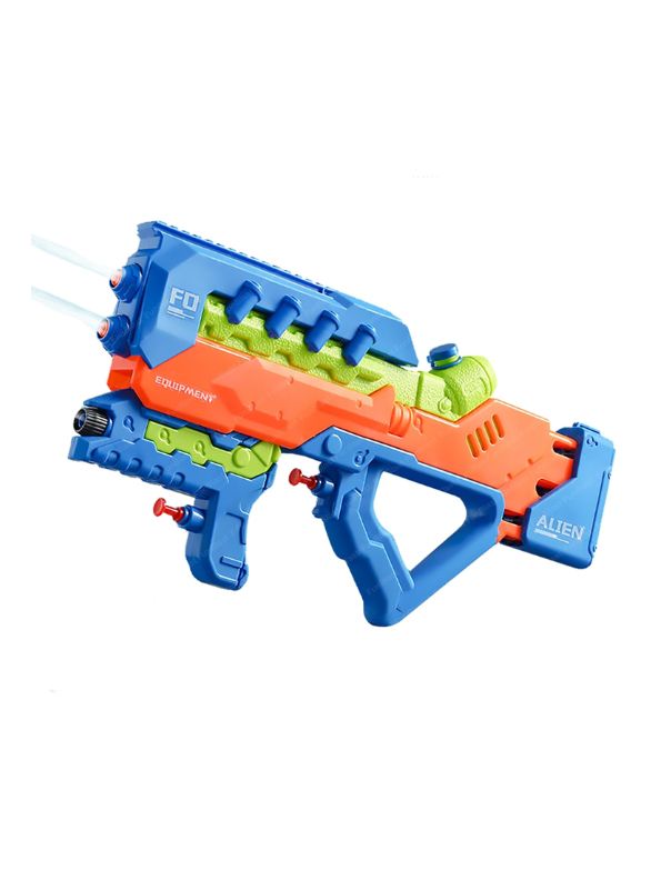 AquaBlaze 250 Holi Pichkari Water Gun – 2-in-1 High-Pressure Tank Spray Gun with Mini Gun (250ML) for Kids, Boys & Girls White LMI11660.