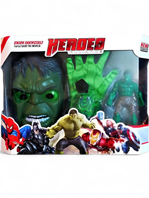 Hulk Superhero Action Figure Toy for Kids | Durable & Fun Play - Model TV-N-24