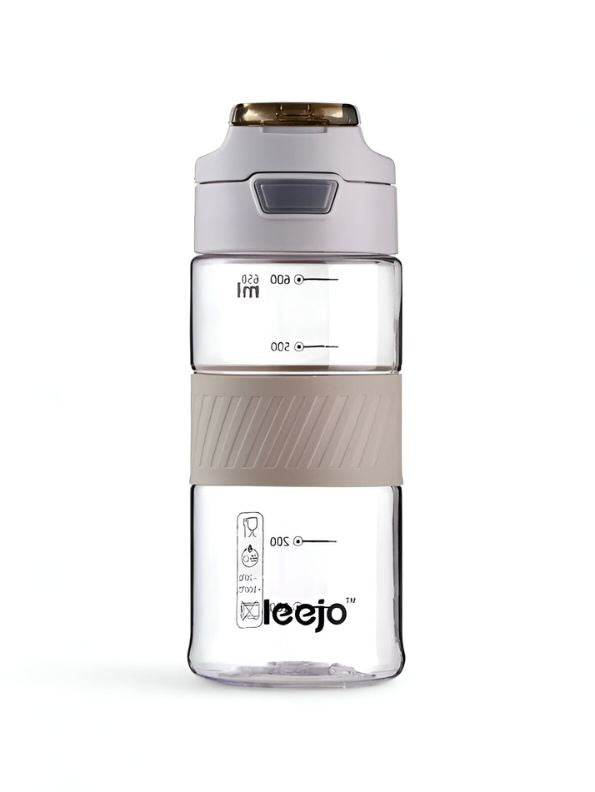 Gray - HydraSipper – 650ml Advanced Water Bottle for Office Use | Leak-Proof, Ideal for Daily Hydration NOV1660.