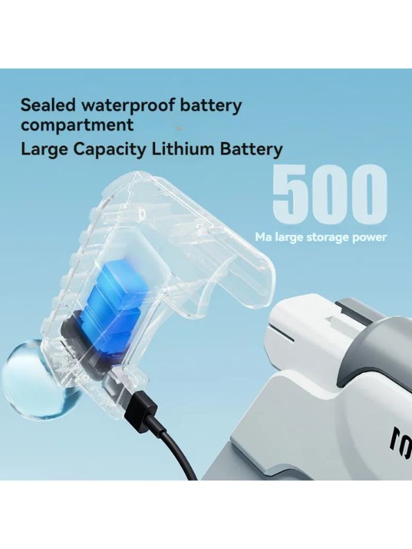 HydroGlow X1 Auto Refill Electric Water Gun – Rechargeable Toy Gun with Glowing Water Effect for Night Battles
