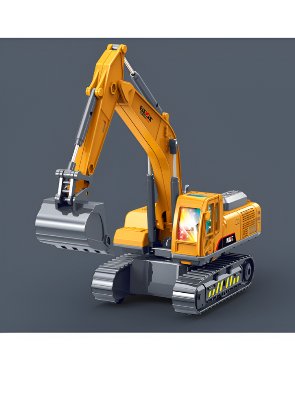 Inertial Engineering Truck – 360° Rotating Remote Control Construction Vehicle LMI15423.