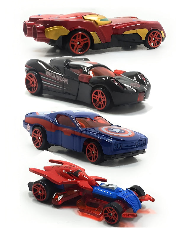 Infinity War Car Pack Of 4 Avengers Mini Model Cars - Toyloft