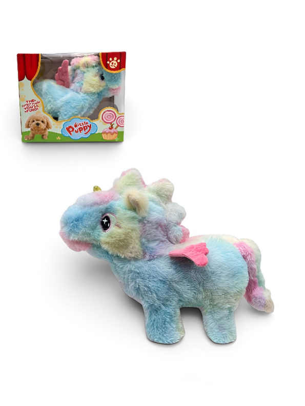Interactive Rainbow Unicorn Plush Musical Toy for Kids – Walking Electronic Stuffed Animal with Sound Effects, Motion & Wings | Cute Soft Toy Gift for Toddlers, Girls & Boys TV5752