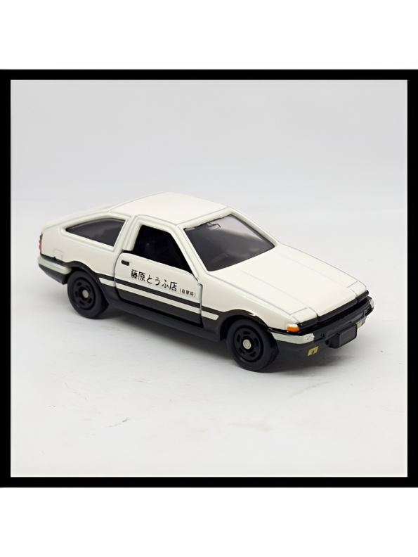Toyota AE86 Trueno White Diecast Car Model – Alloy Pull Back Japan Sports Car Toy for Kids | Tokyo Drift Racer Scale 1:30 TV5809.