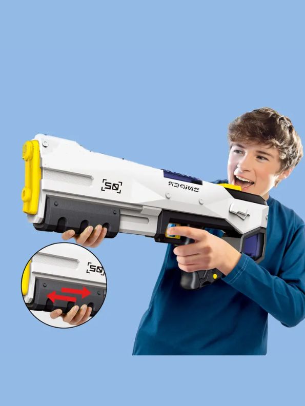 Lavender Twilight - JetForce 3000 - Electric Water Gun - 450CC, 39 FT Range, Electric & Manual Squirt Gun for Adults & Kids