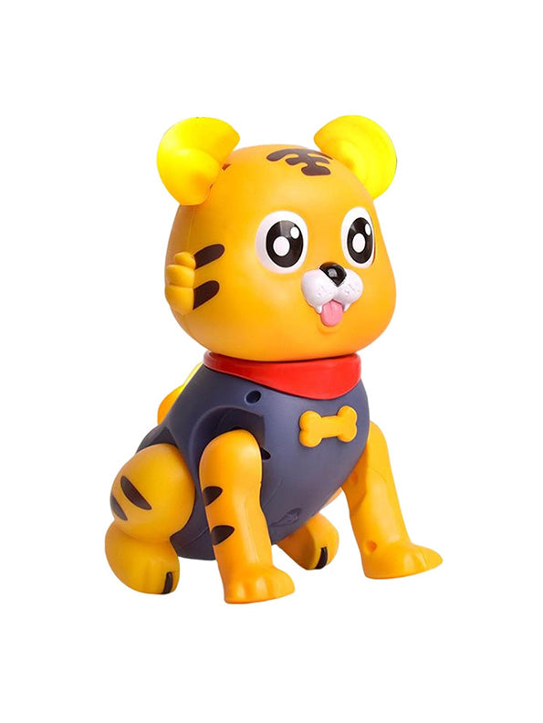 Jumping Tiger Musical Toy Lights And Sound - Grey (L-1) - Toyloft