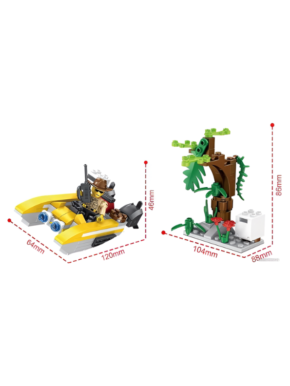 Jungle Adventure Building Blocks Set TV5010.
