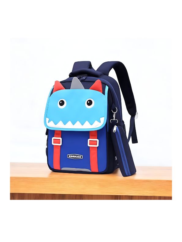 Turquoise - JurraBag – Cute Dinosaur Backpack for Kids with Safety Belt | Large Capacity School Bag | Fun & Comfortable Design NOVGBT2473.