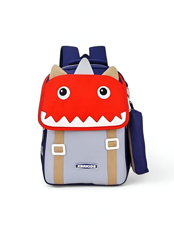 JurraBag – Cute Dinosaur Backpack for Kids with Safety Belt | Large Capacity School Bag | Fun & Comfortable Design NOVGBT2473.