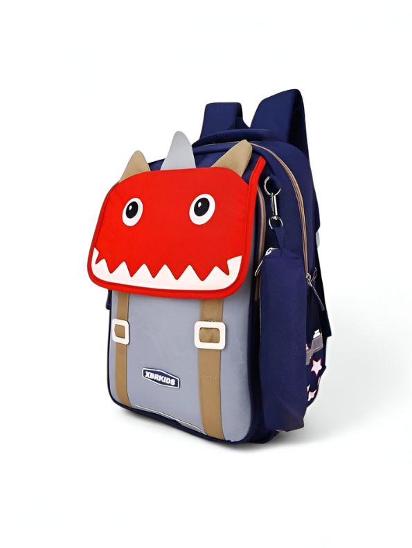JurraBag – Cute Dinosaur Backpack for Kids with Safety Belt | Large Capacity School Bag | Fun & Comfortable Design NOVGBT2473.