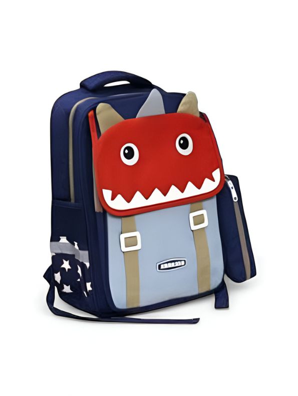 JurraBag – Cute Dinosaur Backpack for Kids with Safety Belt | Large Capacity School Bag | Fun & Comfortable Design NOVGBT2473.
