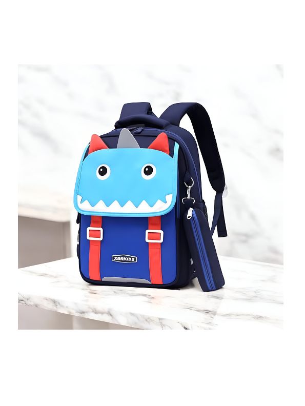 Turquoise - JurraBag – Cute Dinosaur Backpack for Kids with Safety Belt | Large Capacity School Bag | Fun & Comfortable Design NOVGBT2473.
