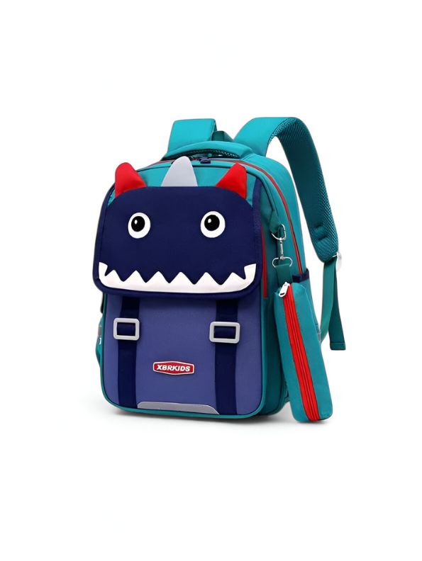 JurraBag – Cute Dinosaur Backpack for Kids with Safety Belt | Large Capacity School Bag | Fun & Comfortable Design NOVGBT2473.