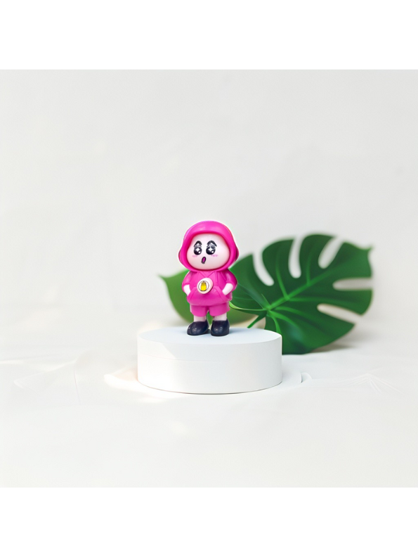 Cute Shinchan Keychain - Face-Changing Figure with Hooded Design for Bags, Backpacks & Keys NOVHBC-188132.