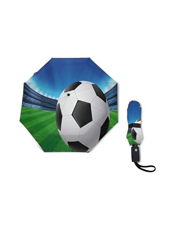 KickBrella – Fun Football Print Umbrella for Boys & Girls | Lightweight & Waterproof NOV9931.