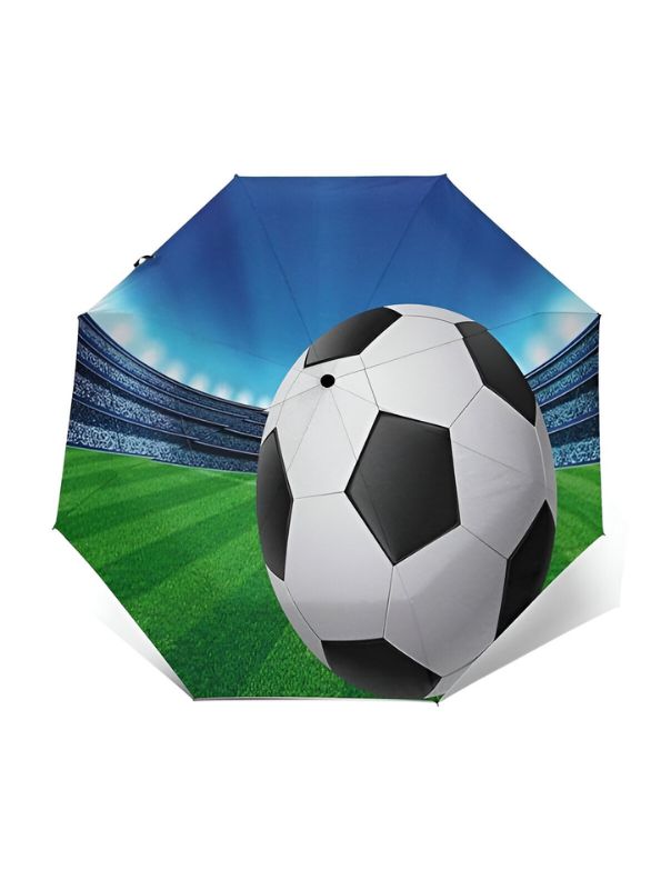 KickBrella – Fun Football Print Umbrella for Boys & Girls | Lightweight & Waterproof NOV9931.