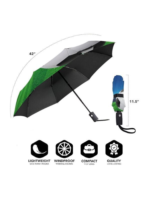KickBrella – Fun Football Print Umbrella for Boys & Girls | Lightweight & Waterproof NOV9931.