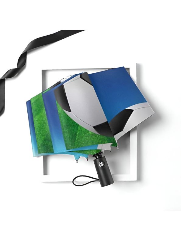 KickBrella – Fun Football Print Umbrella for Boys & Girls | Lightweight & Waterproof NOV9931.