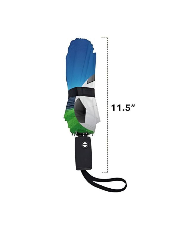 KickBrella – Fun Football Print Umbrella for Boys & Girls | Lightweight & Waterproof NOV9931.