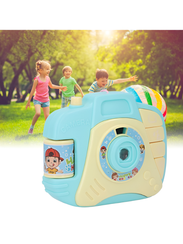 Kids Musical Toy Blue Camera with Light Projection and Sound Effects – Interactive Educational Learning Toy for Toddlers TV4720