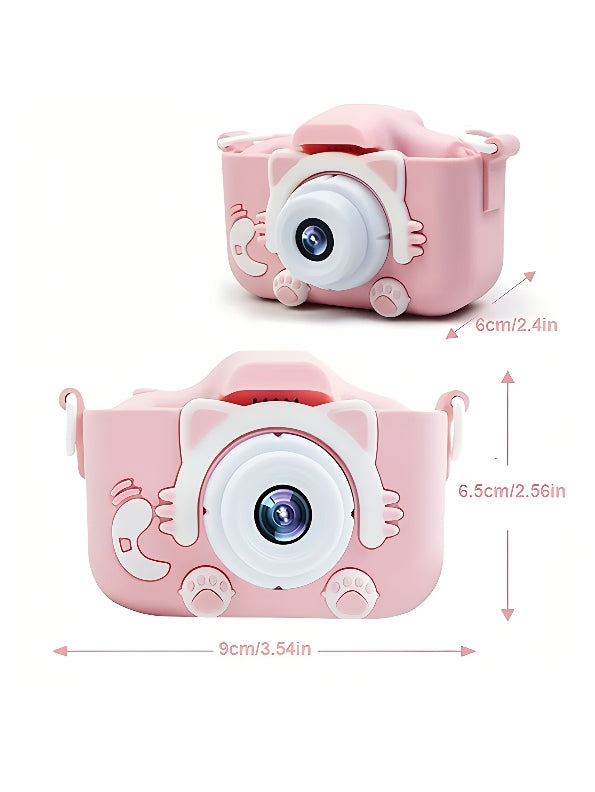 Kids Portable Selfie Camera Toy - Pink (MS-M-48) - Toyloft