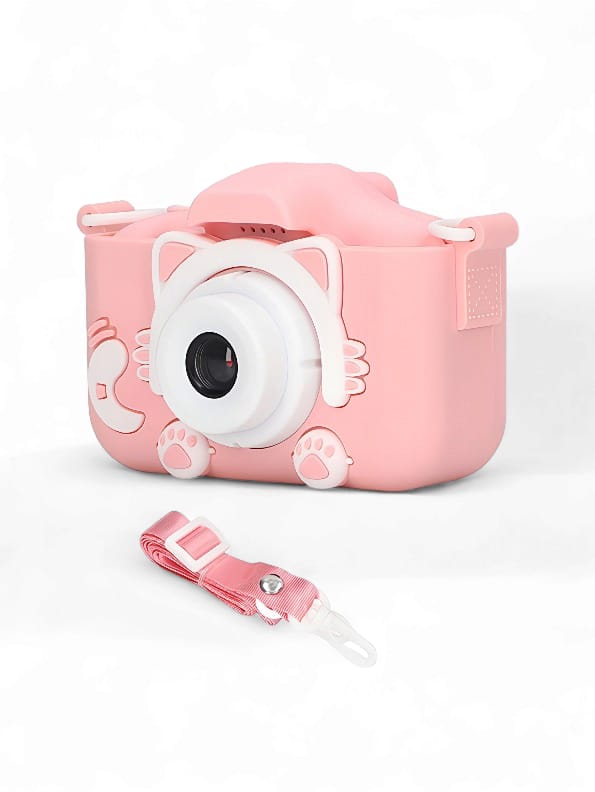 Kids Portable Selfie Camera Toy - Pink (MS-M-48) - Toyloft