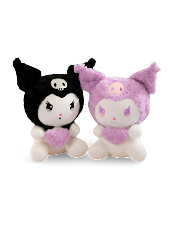 Kuromi Soft Plush Toy 10 Inch – Cute Sanrio Stuffed Animal with Purple Heart LMI15435