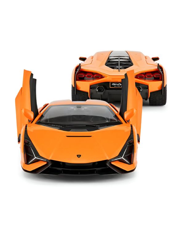 Orange - Lamborghini Aventador Diecast Car – Premium Metal Model Toy for Car Lovers & Collectors Scale 1:24 LMI15038.