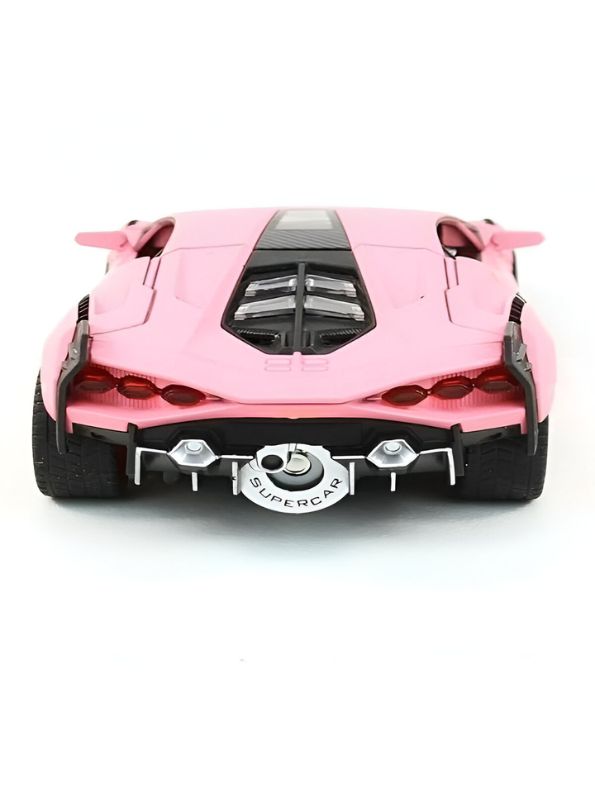 Pink - Lamborghini Aventador Diecast Car – Premium Metal Model Toy for Car Lovers & Collectors Scale 1:24 LMI15038.