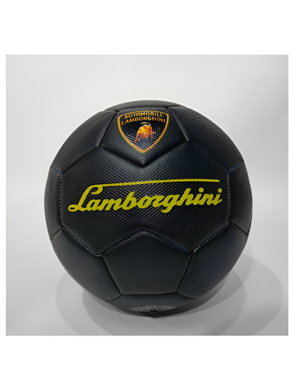 Lamborghini Black and Yellow Soccer Ball – Collectible Football Merchandise | Premium Sports Gear LMI13146.