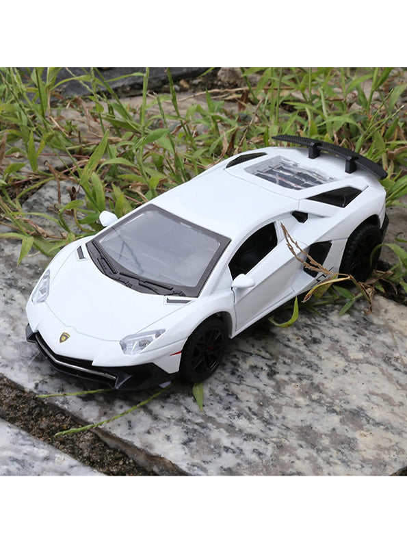 Lamborghini Centenario LP770 Metal Model Diecast Car Scale 1:32 - White (S) - Toyloft
