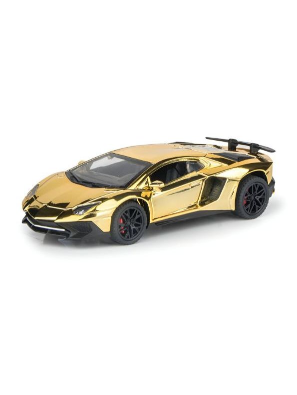 Gold - Lamborghini Centenario – Diecast Model Car Premium Collectible Toy Scale - 1:32 – Acrylic Display Case .