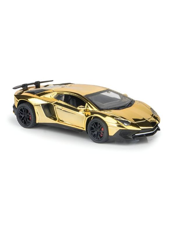 Gold - Lamborghini Centenario – Diecast Model Car Premium Collectible Toy Scale - 1:32 – Acrylic Display Case .
