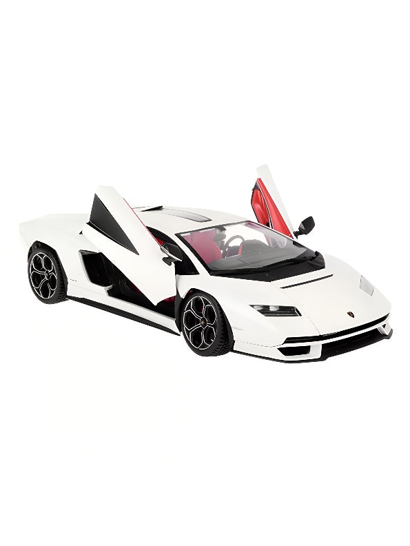 Lamborghini Countach LPI 800-4 Metal Model Diecast Car - White Scale 1:24 (MD-17) - Toyloft