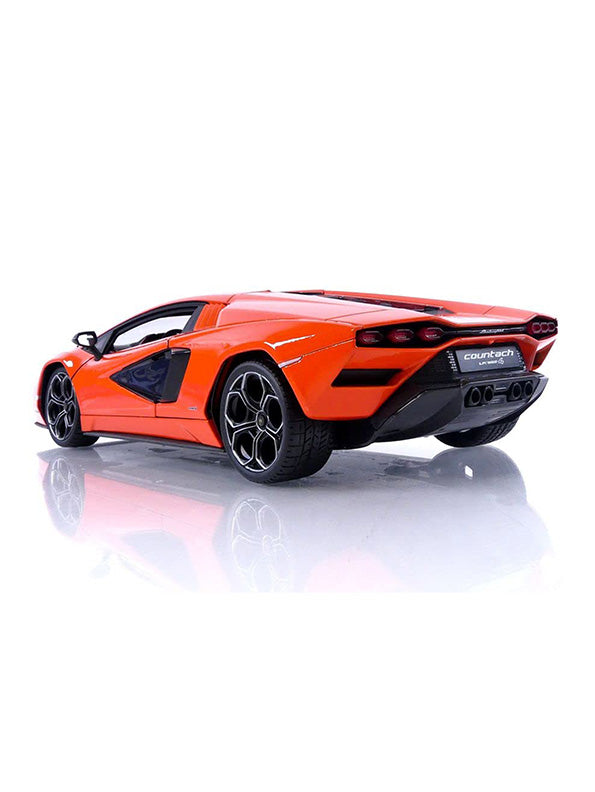 Lamborghini Countach LPI 800-4 Metal Model Diecast Car - Orange Scale 1:24 (MD-17) - Toyloft