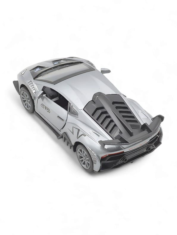Lamborghini Essenza Metal Model Diecast Car - Grey Small Size Scale 1:32 (MS-M-24) - Toyloft