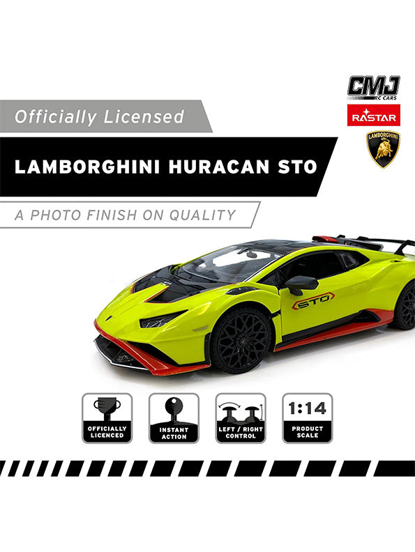 Lamborghini Huracán STO Model 1:24 Scale Diecast Car - Green Metal Collectible | TV-O-24 - Toyloft