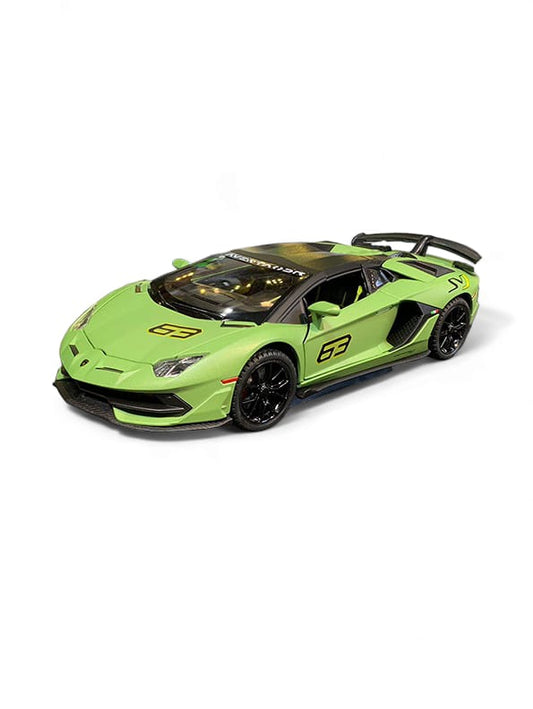 Lamborghini Aventador SVJ 63 Metal Model Diecast Car Scale 1:24 - Green (S) - Toyloft