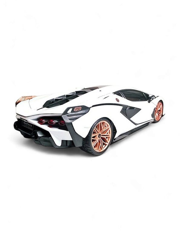 Lamborghini Sian FKP 37 Metal Model Diecast Car - White (TV-May-13) - Toyloft
