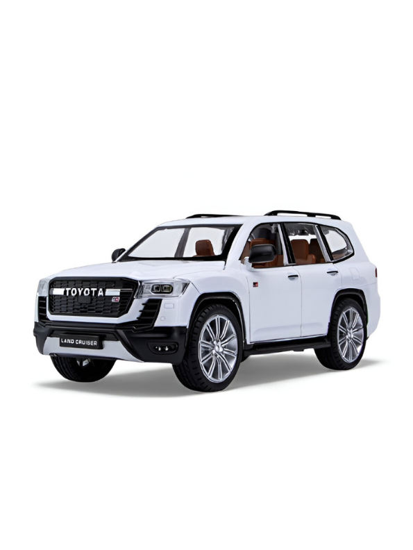 Land Cruiser GT 1/32 Diecast Car – Metal Body, Light & Sound, Realistic Miniature Model LMI15674.