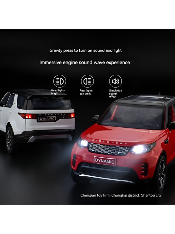 Land Rover Discovery R-Dynamic SE Scale 1:24 Diecast Car White LMI16732.