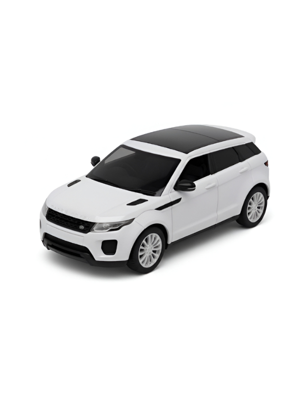 Land Rover Range Rover Evoque Hard Plastic Toy Car White LMI15206.