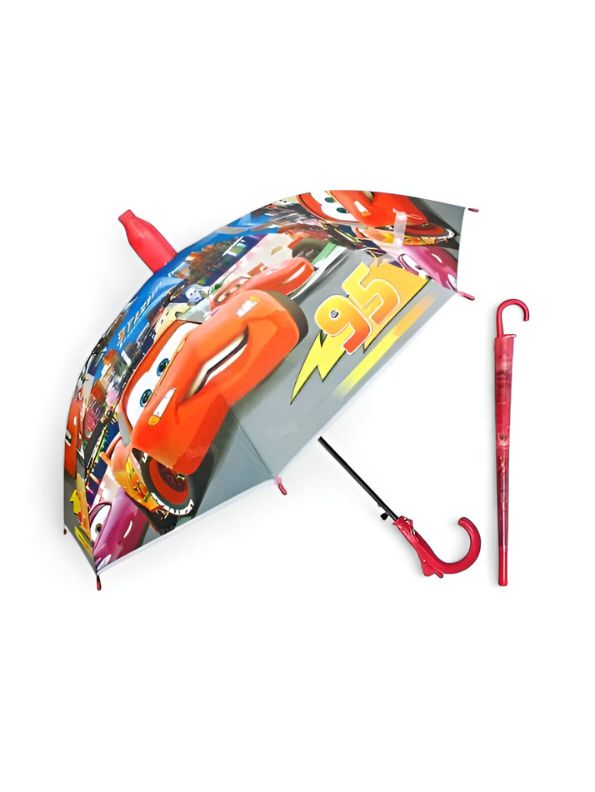 Lightning McQueen Kids Umbrella – 50cm | Colorful Disney Cars Umbrella for Boys NOV9693.