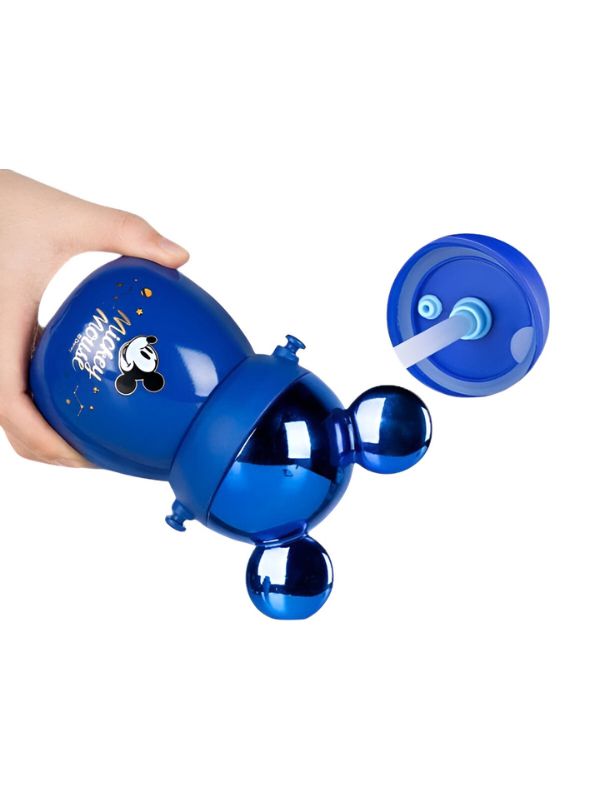 Blue - Luxurious Disney Mickey Mouse Water Bottle – Premium Kids Sipper 500ml NOV3536.