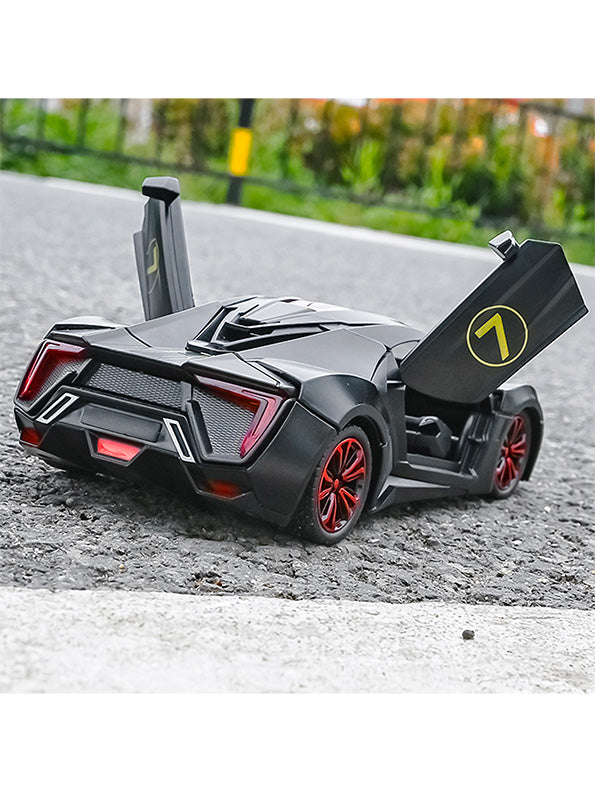 Lykan Hyper sport Model 1:24 Scale Diecast Car - Black Metal Collectible | TV-O-24 TV-O-24 - Toyloft