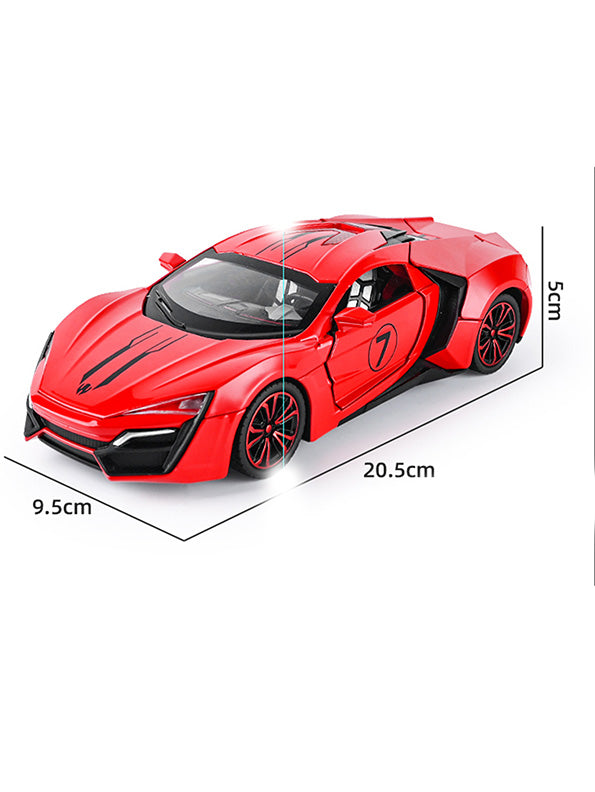 Lykan Hyper sport Model 1:24 Scale Diecast Car - Red Metal Collectible | TV-O-24 TV-O-24 - Toyloft