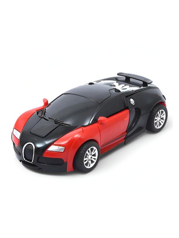 MECHA-ARES 2-in-1 Transformer Bugatti Decepticon Car | Dual Mode Sports Car Robot Toy for Kids.